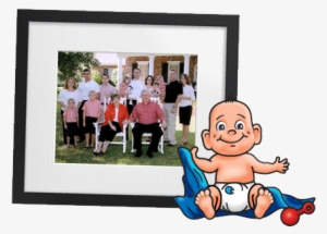 Word Spread About His Magic Diaper Creams And One Day, - Picture Frame #1661195