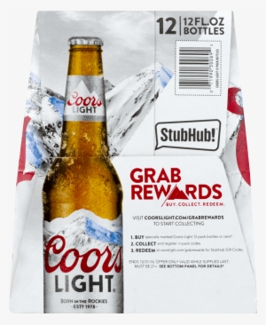 Free Coors Light Grab Rewards Codes Centralroots Com - Coors Light Beer - 12 Pack, 12 Fl Oz Cans #1661315