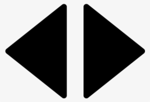 Arrows Right And Left Filled Triangles Vector - Flecha Derecha E Izquierda #1661335