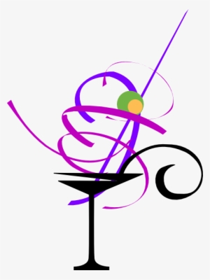 Free Clip Art Martini Glass - Animated Cocktail Glass #1661527