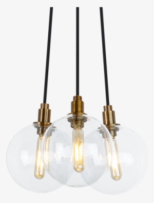 Gambit 3 Light Chandelier 3 Lite Chandelier Clear Aged #1662196