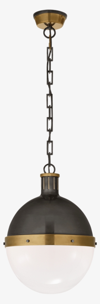 Hicks Large Pendant In Bronze And Hand-rubbed Antique - Ceiling #1662223