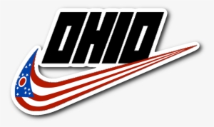Ohio Swoosh Sticker - Graphic Design #1662588