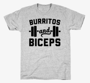 Burritos And Biceps Mens T-shirt - Millennial Shirts #1662641