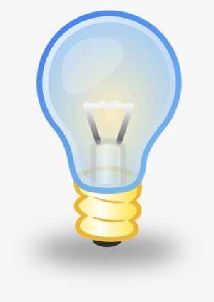 Bulb Clipart Dark Light - Great Idea Tile Coaster #1662685