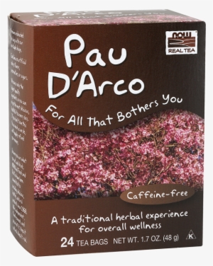 Pau D'arco Tea - Now Foods - Tea Pau D'arco - 24 Tea Bags #1663001