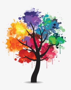 Nitto Printing - Watercolor Tree Colors #1663348