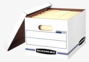 Basic-duty Press Enter To Zoom In And Out - White Bankers Boxes #1663692