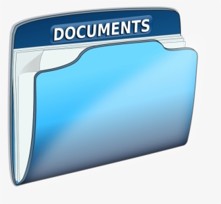 Documents, Folder, Office, Text, File, Blue - Digital Document Png #1663881