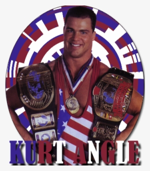 [ Img] - Kurt Angle Signed Wwe European & Intercontinental #1664035