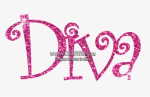Sparkle Pink Diva Hotfix Glitter Design For Shirts - Plus-size Clothing #1664464