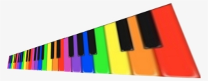 Colorful Piano Keys - Piano #1664772