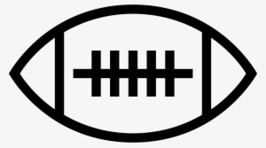 American Football Ball Stroke - American Football Outline Png #1665110