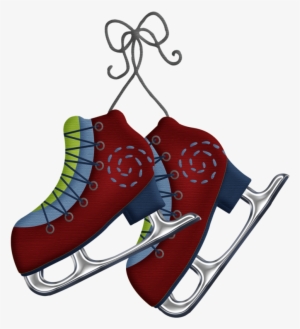 Ice Skates Graphics Posted By Arana Via Fotki - Clip Art Christmas Ice Skates #1665134