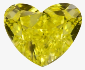 Yellow Heart Crystal #1665177