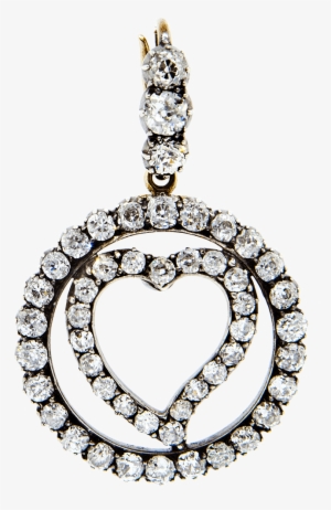 Diamond Heart Pendant/brooch - Locket #1665277