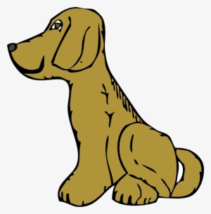 Dog Side View Clip Art At Clker - Side Of A Cartoon Dog #1665531
