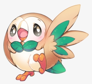 Rowlet - Cute Pokemon Transparent Background #1666067