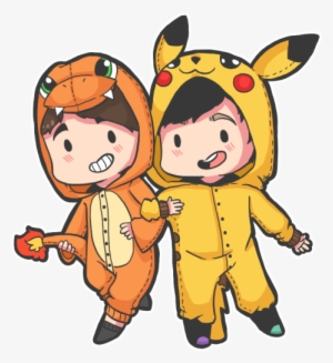 Kawaii Charmandan And Philachu Phil 3, Phil Lester, - Dan And Phil Fanart Pokemon #1666377
