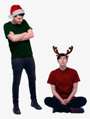 Png, Pngs, And Phil Lester Image - Amscan Plush Reindeer Antlers Headband #1666404