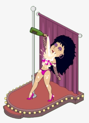 Bunny Transparent Pole Dancing - Bonnie Art Family Guy #1666447