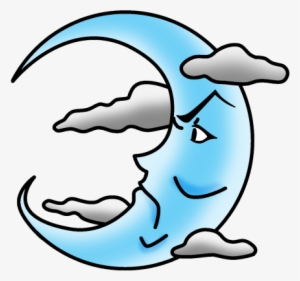 Angry Moon Tattoo With Clouds - Bakit Mas Maliwanag Ang Araw Kaysa Sa Buwan #1666536