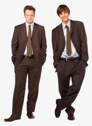 Swipe Up To See Zac Efron And Matthew Perry Fly Away - Tuxedo #1666599