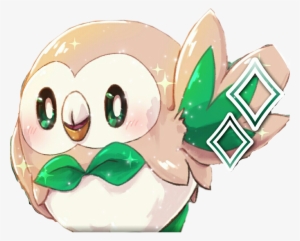 Owl Vanoss Rowlet Pokemon Pikachu France Night Shiny - Pokémon #1666904