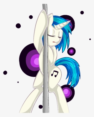 Tehasshole, Dj Pon-3, Female, Solo, Solo Female, Stripper - Mlp Vinyl Scratch Dancing #1667042