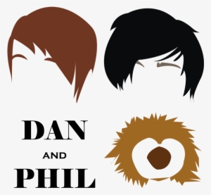 Dan And Phil Tshirt Design By Pantherfoxie - Dan And Phils Hair #1667121