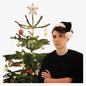 Dan Howell Transparent - Christmas Ornament #1667146