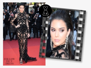 Kendall Jenner In Cavalli Couture & Chopard - Alexander The Great Statue #1667591