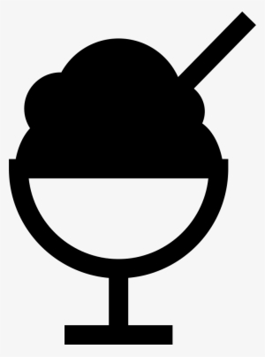 Png File Svg - Copa De Helado Icono #1667751