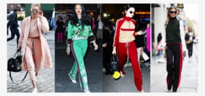 Tracksuit Gigihadid Rihanna Kendalljenner Oliviapalermo - Bleudame Gigi Hadid Style Thin Bar Flat Top Sunglasses #1667875