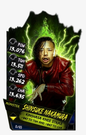 Shinsukenakamura S4 17 Monster - Wwe Supercard Monster Cards #1667950