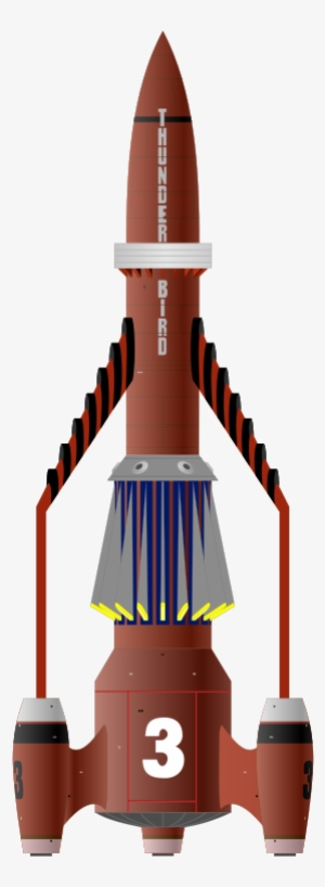 Free Spaceship Clip Art - Thunderbird 3 Png #1668369