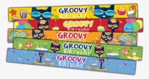 Pete The Cat Groovy Birthday Slap Bracelets #1668794
