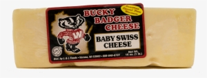 Bucky Badger Baby Swiss Cheese - Cheddar Jack #1669756