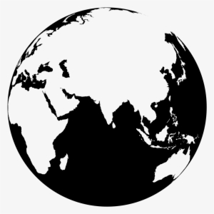 Group Bytestoriescom Sharing Stories - Black And White World Logo Png #1669916