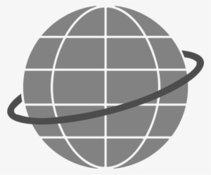 Globe Black And White Globe Icon Vector Clip Art Vectors - Globe Search #1670131