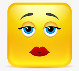 Yellow Square Smiley Emoji Stickers Messages Sticker-1 - Sticker #1670594