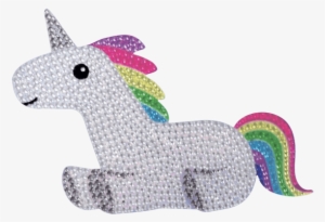 Picture Of Rainbow Unicorn Rhinestone Decals - Rainbow Unicorn #1670597