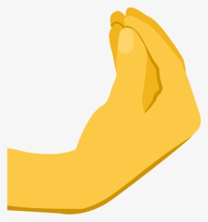 Yellow - Italian Hand Gesture Transparent #1670805