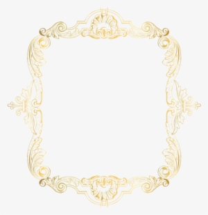 Vintage Square Gold Golden Frame Border Squareframe - Motif #1671269