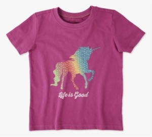 Toddlers Rainbow Unicorn Crusher Tee Crew - Toddler #1671330