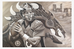 Undefined - Peyton Manning Denver Broncos Football Sport 32x24 #1671541
