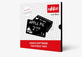 Edikio Price Tag Designer Software - Evolis Colour Ribbon (monochrome), Black - Rct025naa #1672265