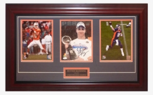 Peyton Manning Autographed Tennessee Vols / Indianapolis - Tennessee Volunteers Peyton Manning Action Framed #1672293