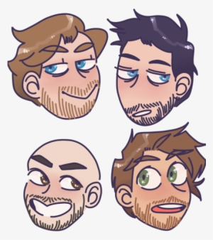 Ugly Beard - Cartoon #1672488