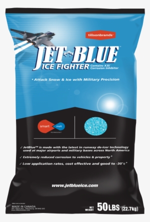 Jet Blue Ice Melt Jet Blue Bag Industrys Png Blue Ice - Ice #1672774
